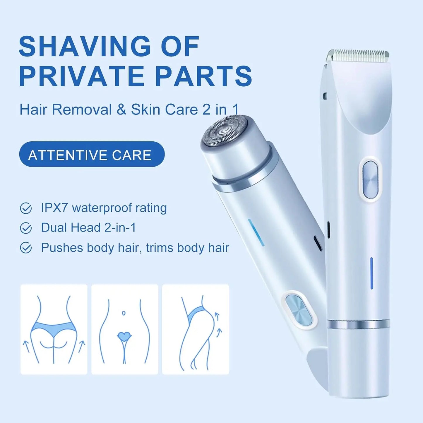 SmoothGlam™ Electric Razor for Women™