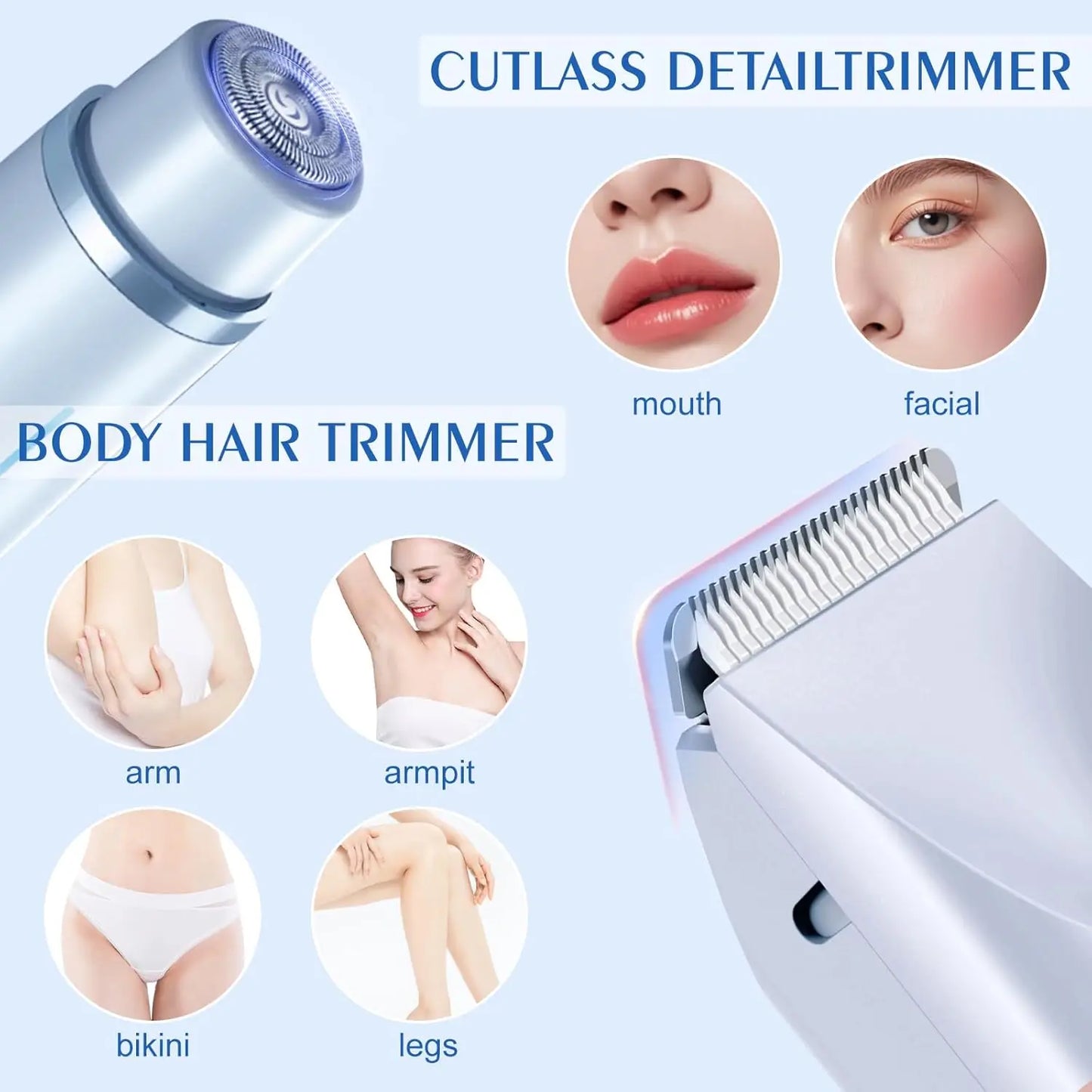 SmoothGlam™ Electric Razor for Women™